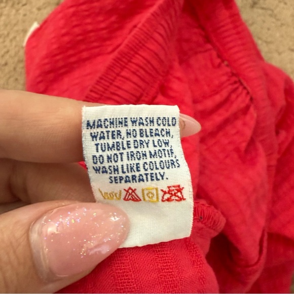 80s/90s Vintage Ezze Wear Cotton Pink Pull On Pants Size Petite Large - Picture 5 of 6